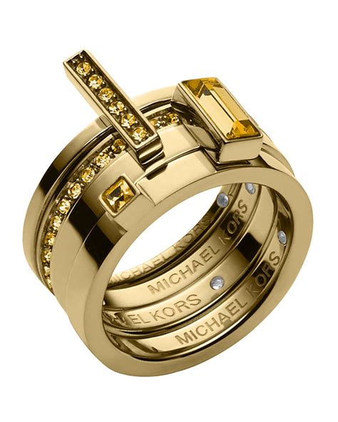 michael kors love ring|michael kors stackable rings.